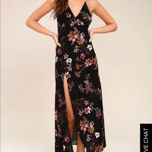 Lulu’s midi slit dress
